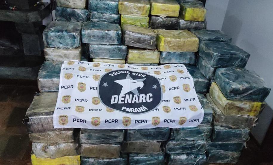 Com aumento de 155%, Paraná bate recorde de apreensão de drogas no 1º trimestre Foto: SESP