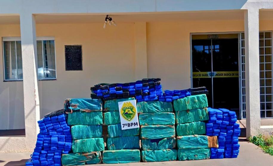 Com aumento de 155%, Paraná bate recorde de apreensão de drogas no 1º trimestre Foto: SESP