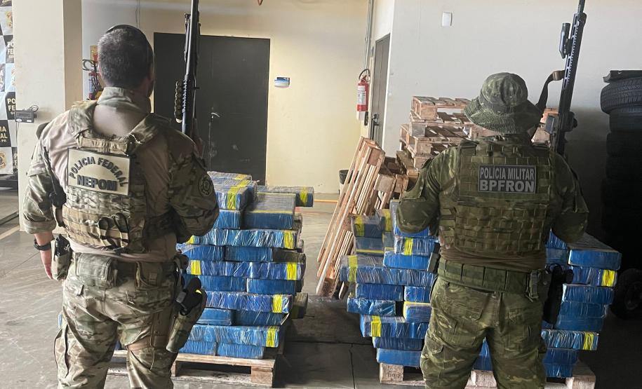 Com aumento de 155%, Paraná bate recorde de apreensão de drogas no 1º trimestre Foto: SESP