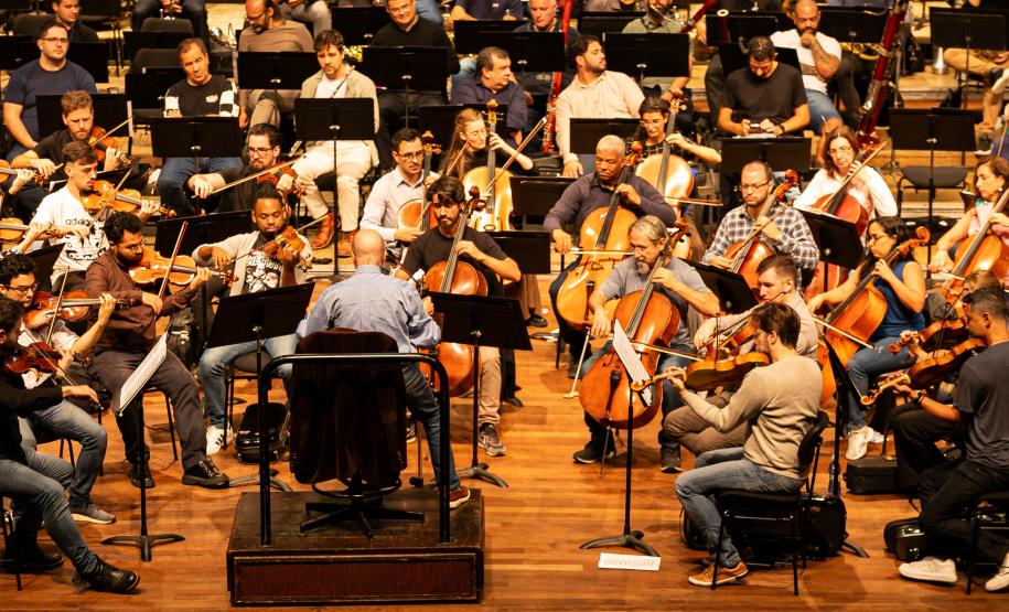 Famílias, movimentos, disposição no palco: confira como funciona uma orquestra sinfônica Foto: Roberto Dziura Jr/AEN