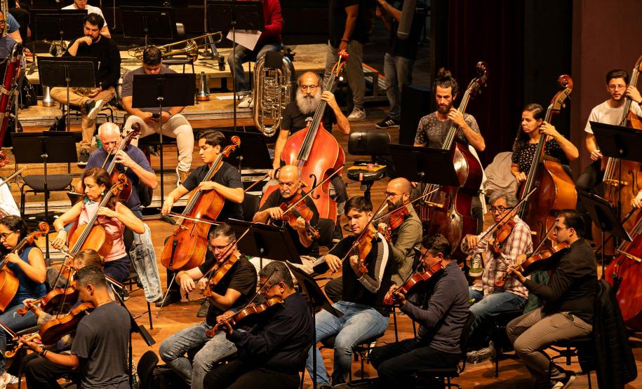 Famílias, movimentos, disposição no palco: confira como funciona uma orquestra sinfônica Foto: Roberto Dziura Jr/AEN