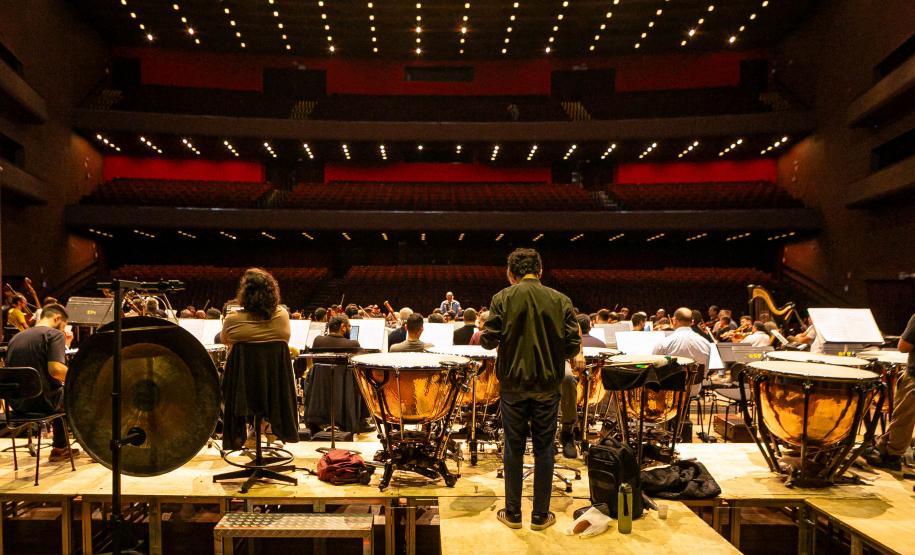 Famílias, movimentos, disposição no palco: confira como funciona uma orquestra sinfônica Foto: Roberto Dziura Jr/AEN