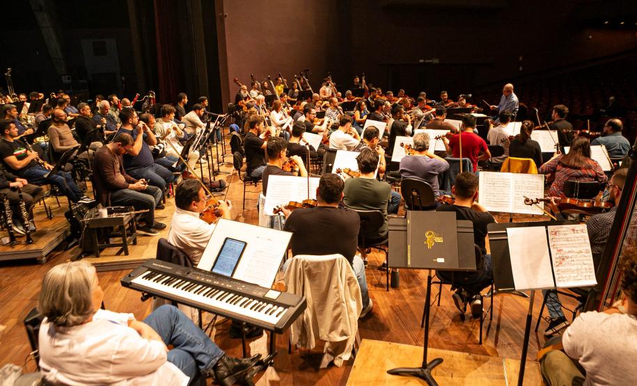 Famílias, movimentos, disposição no palco: confira como funciona uma orquestra sinfônica Foto: Roberto Dziura Jr/AEN