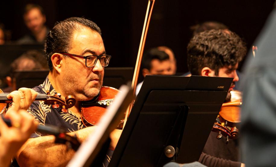 Famílias, movimentos, disposição no palco: confira como funciona uma orquestra sinfônica Foto: Roberto Dziura Jr/AEN