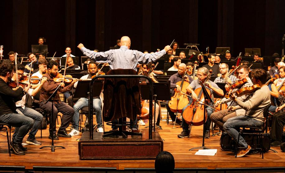 Famílias, movimentos, disposição no palco: confira como funciona uma orquestra sinfônica Foto: Roberto Dziura Jr/AEN