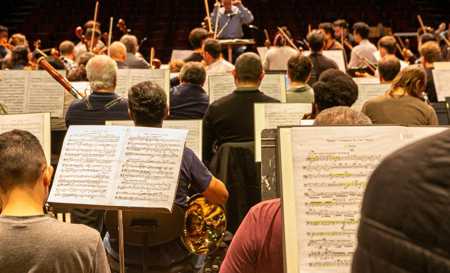 Famílias, movimentos, disposição no palco: confira como funciona uma orquestra sinfônica Foto: Roberto Dziura Jr/AEN