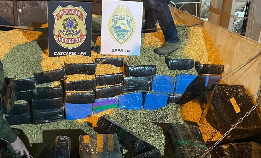 Com aumento de 155%, Paraná bate recorde de apreensão de drogas no 1º trimestre Foto: SESP