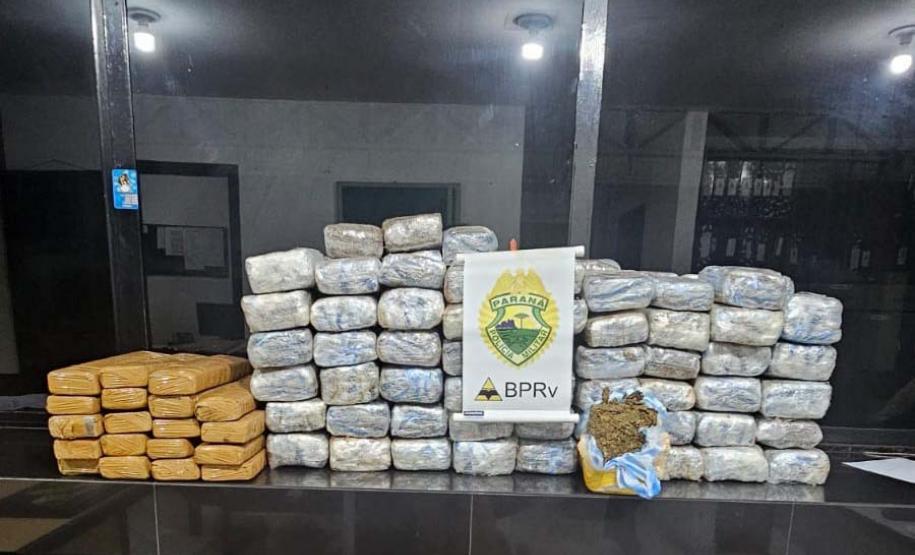 Com aumento de 155%, Paraná bate recorde de apreensão de drogas no 1º trimestre Foto: SESP