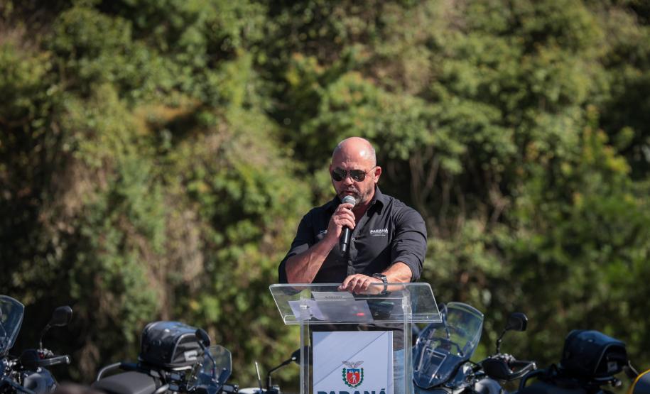 Investimento de R$ 63 milhões: Ratinho Junior entrega 431 motos e viaturas para a PMPR Foto: Jonathan Campos/AEN Foto: Geraldo Bubniak/AEN Foto: Geraldo Bubniak/AEN Foto: Geraldo Bubniak/AEN Foto: Geraldo Bubniak/AEN Foto: Geraldo Bubniak/AEN O governador Carlos Massa Ratinho Junior entrega nesta terça-feira (17) 431 novos veículos para a Polícia Militar. São 209 motocicletas e 222 automóveis para diversas unidades, na Pedreira Paulo Leminski, em Curitiba. Foto: Geraldo Bubniak/AEN O governador Carlos