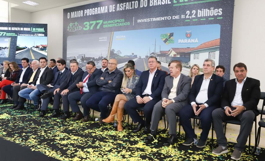 Estado amplia Asfalto Novo, Vida Nova para municípios com cerca de 100 mil habitantes Foto: Ari Dias/AEN