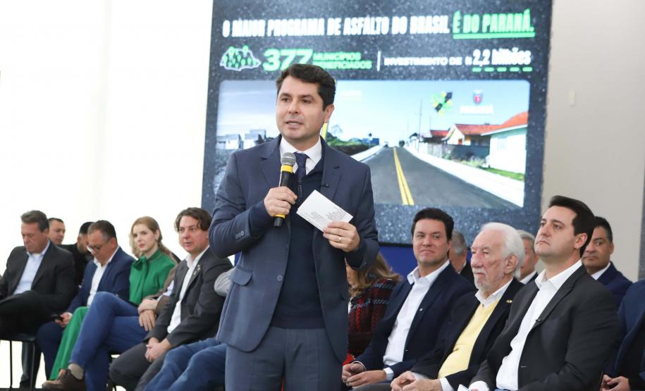 Estado amplia Asfalto Novo, Vida Nova para municípios com cerca de 100 mil habitantes Foto: Ari Dias/AEN