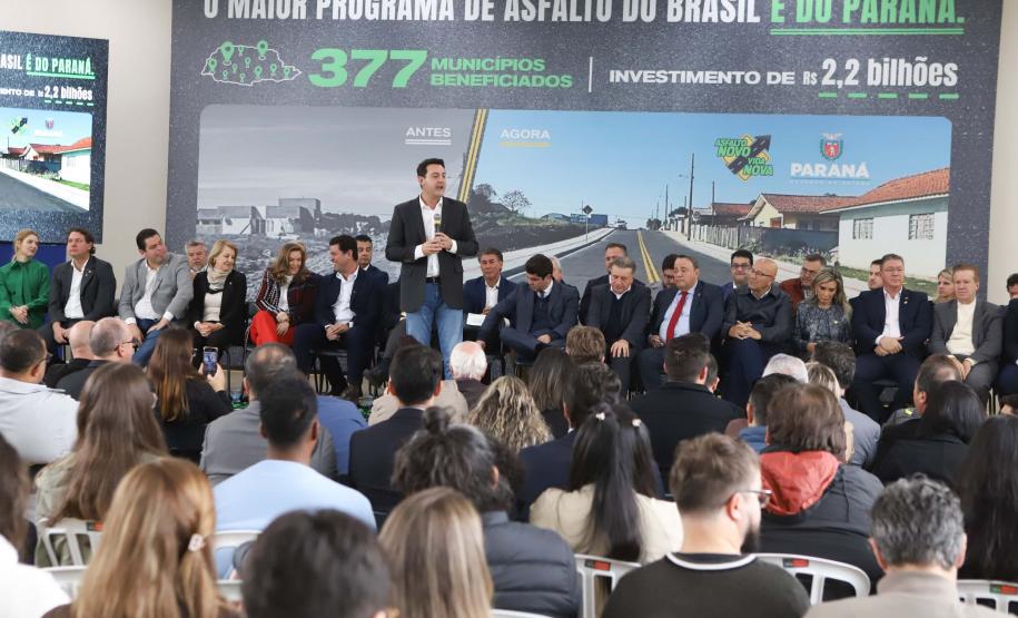 Estado amplia Asfalto Novo, Vida Nova para municípios com cerca de 100 mil habitantes Foto: Ari Dias/AEN