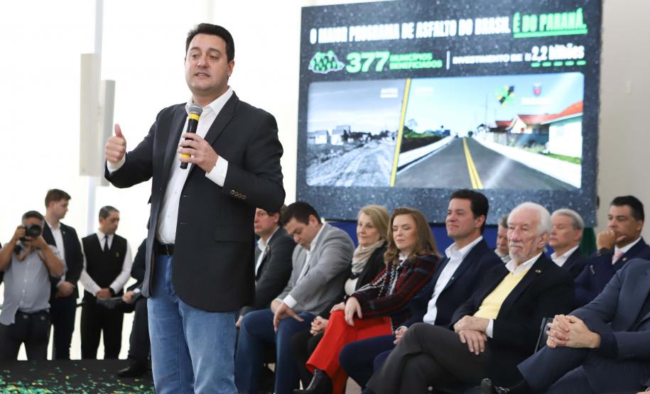 Estado amplia Asfalto Novo, Vida Nova para municípios com cerca de 100 mil habitantes Foto: Ari Dias/AEN