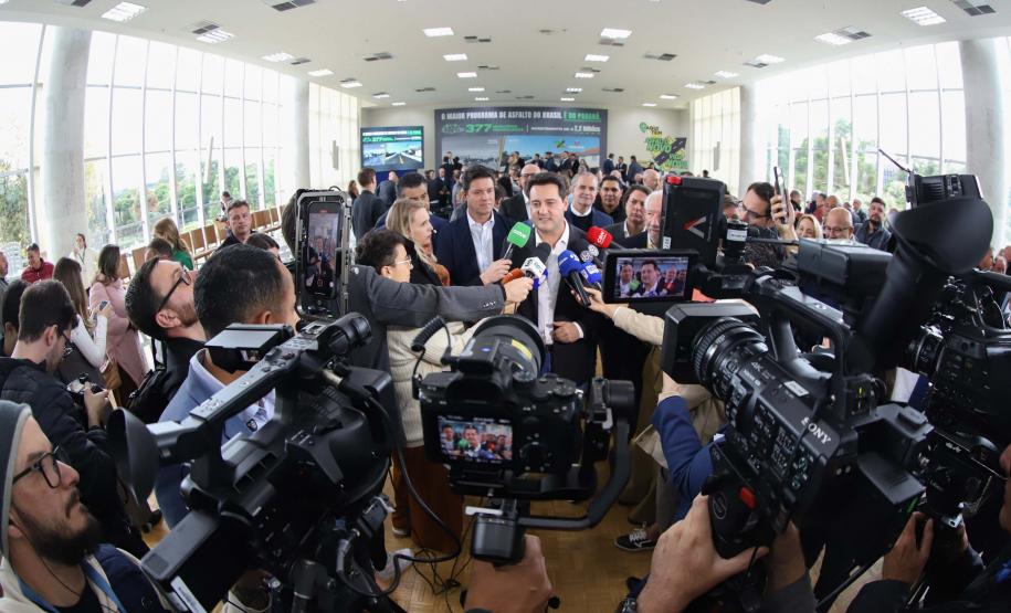 Estado amplia Asfalto Novo, Vida Nova para municípios com cerca de 100 mil habitantes Foto: Ari Dias/AEN