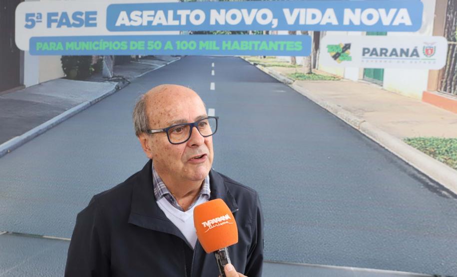 Estado amplia Asfalto Novo, Vida Nova para municípios com cerca de 100 mil habitantes Foto: Ari Dias/AEN