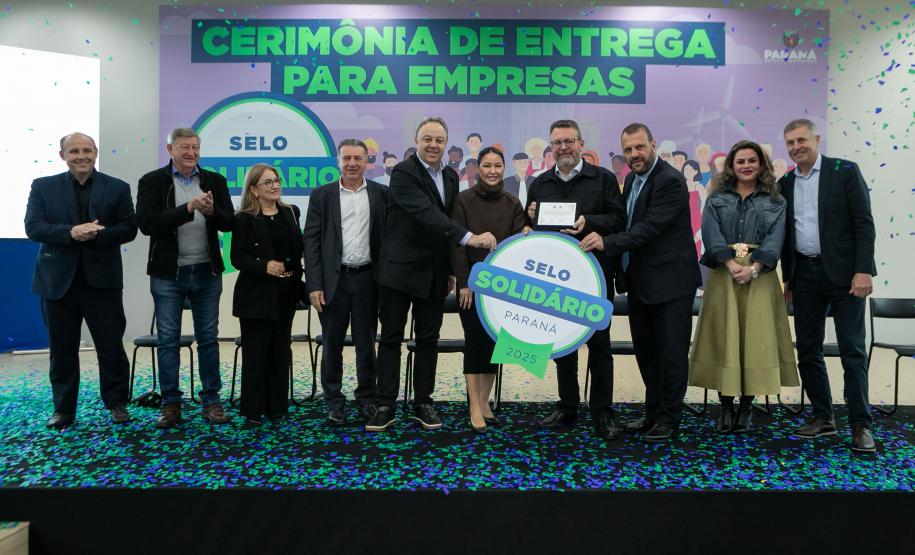 Selo Solidário: Governo do Paraná certifica empresas com práticas sociais e sustentáveis