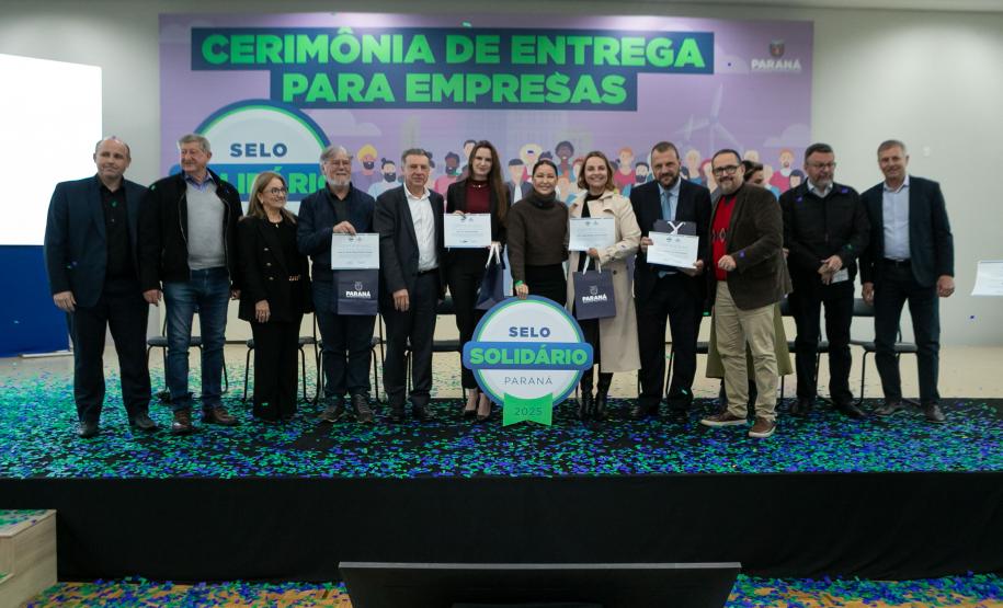 Selo Solidário: Governo do Paraná certifica empresas com práticas sociais e sustentáveis