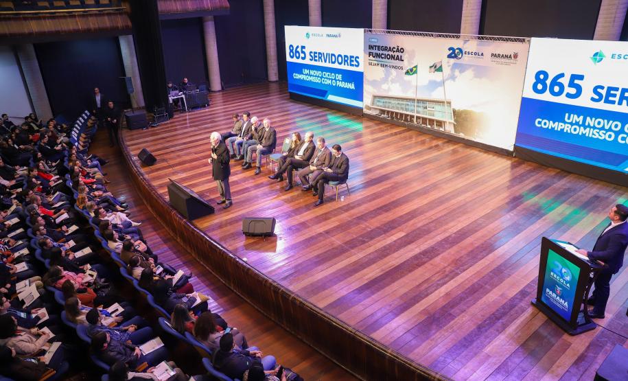 Governo do Estado promove integração de 865 novos servidores públicos do Paraná Foto: Igor Jacinto/Vice Governadoria