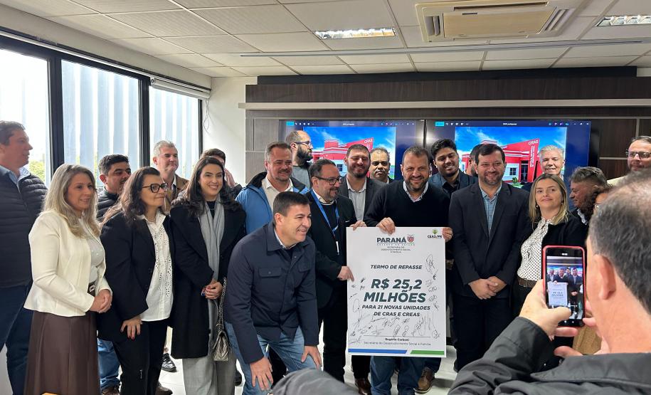 Investimento de R$ 25,2 milhões fortalece assistência social em 21 municípios do Paraná