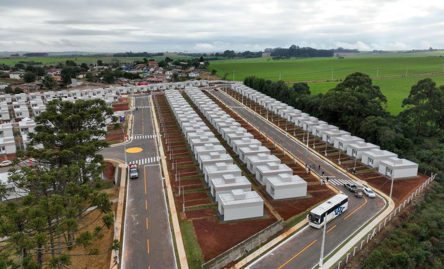 Construído com apoio do Estado, bairro planejado de Ponta Grossa recebe 293 novos moradores Foto: Ricardo Ribeiro/AEN
