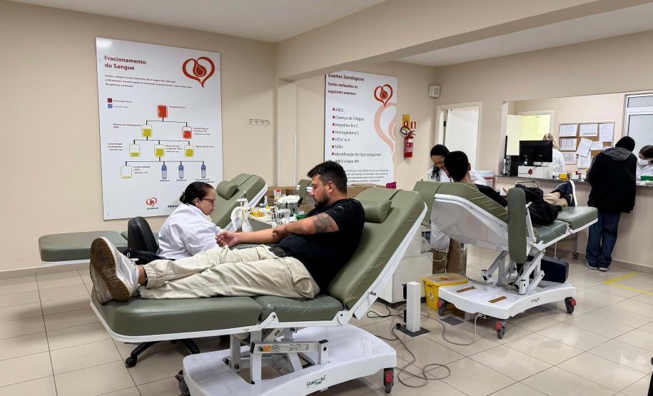 Paraná registra mais de 22 mil doações de sangue na campanha do Junho Vermelho