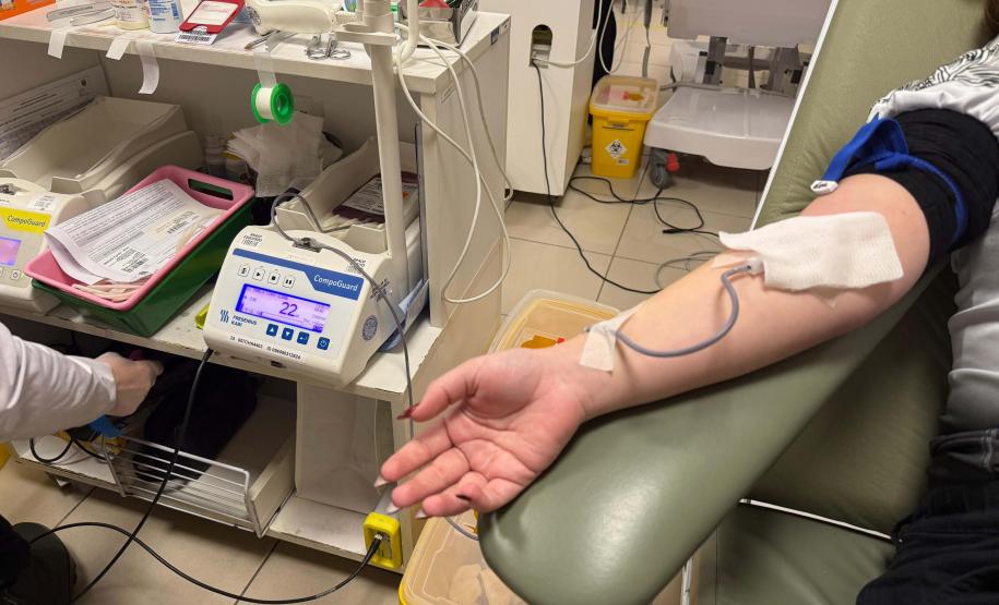 Paraná registra mais de 22 mil doações de sangue na campanha do Junho Vermelho