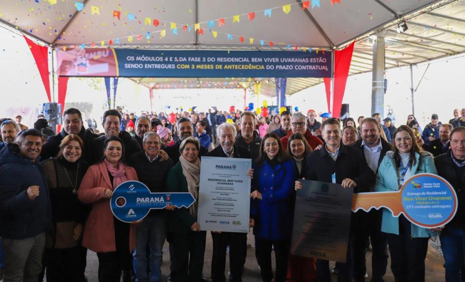 Construído com apoio do Estado, bairro planejado de Ponta Grossa recebe 293 novos moradores Foto: Igor Jacnto/Vice-Governadoria