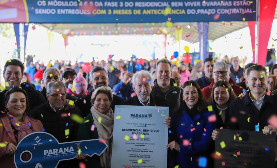 Construído com apoio do Estado, bairro planejado de Ponta Grossa recebe 293 novos moradores Foto: Igor Jacnto/Vice-Governadoria
