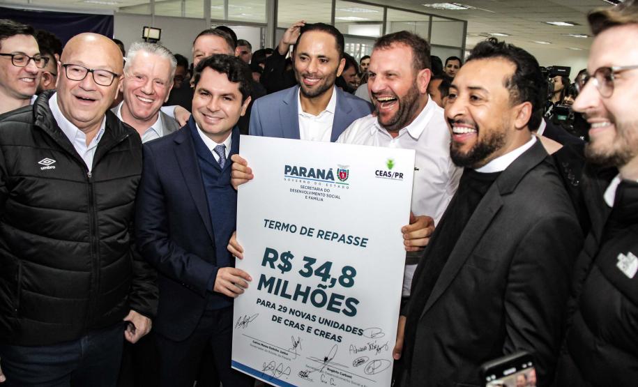 Governo do Paraná anuncia mais R$ 34,8 milhões para construção de novos CRAS e CREAS em 29 municípios