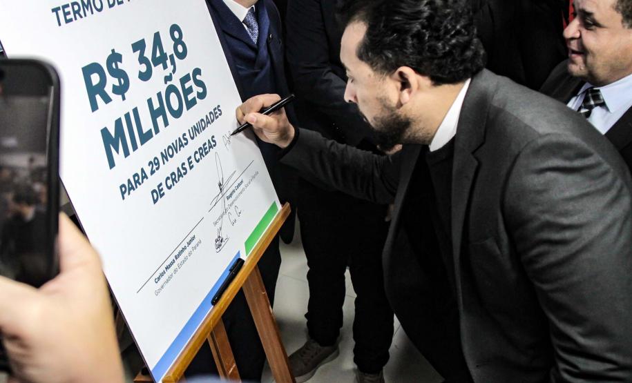 Governo do Paraná anuncia mais R$ 34,8 milhões para construção de novos CRAS e CREAS em 29 municípios