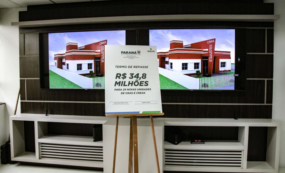 Governo do Paraná anuncia mais R$ 34,8 milhões para construção de novos CRAS e CREAS em 29 municípios