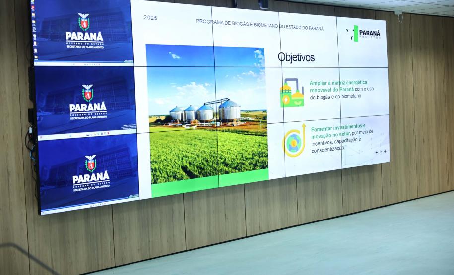 Governo do Estado recebe Plano de Biogás e Biometano do Paraná em reunião de comitê de governança