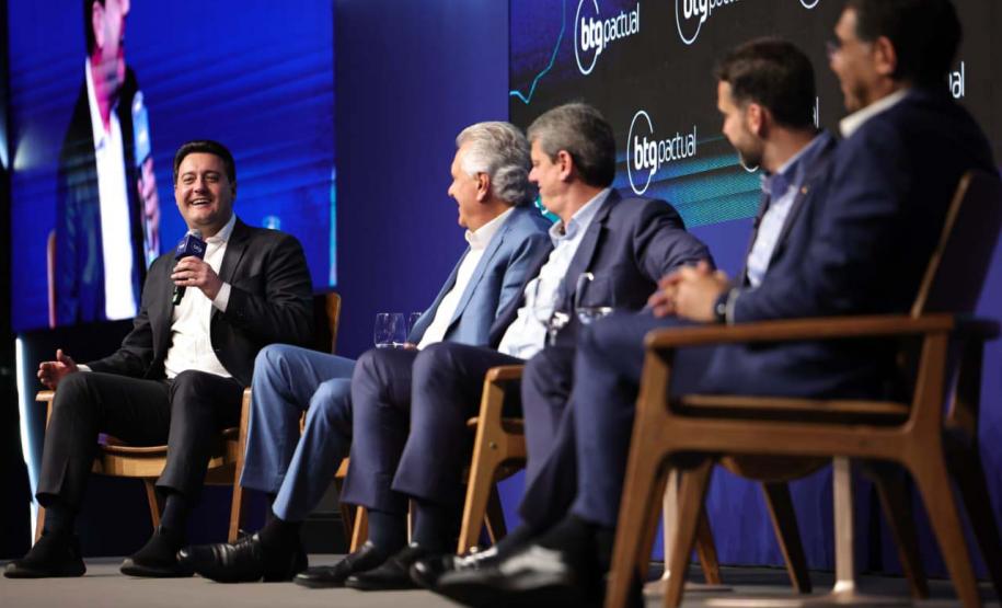 Ratinho Junior destaca bons resultados da economia no AgroForum do BTG Pactual