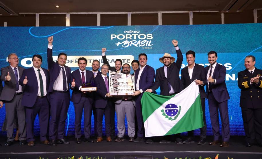 Portos do Paraná é hexacampeã do principal prêmio de gestão portuária do Brasil
