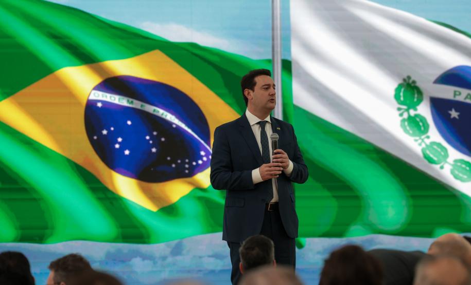 Ratinho Junior recebe Santiago Peña para debater novas oportunidades entre Paraná e Paraguai