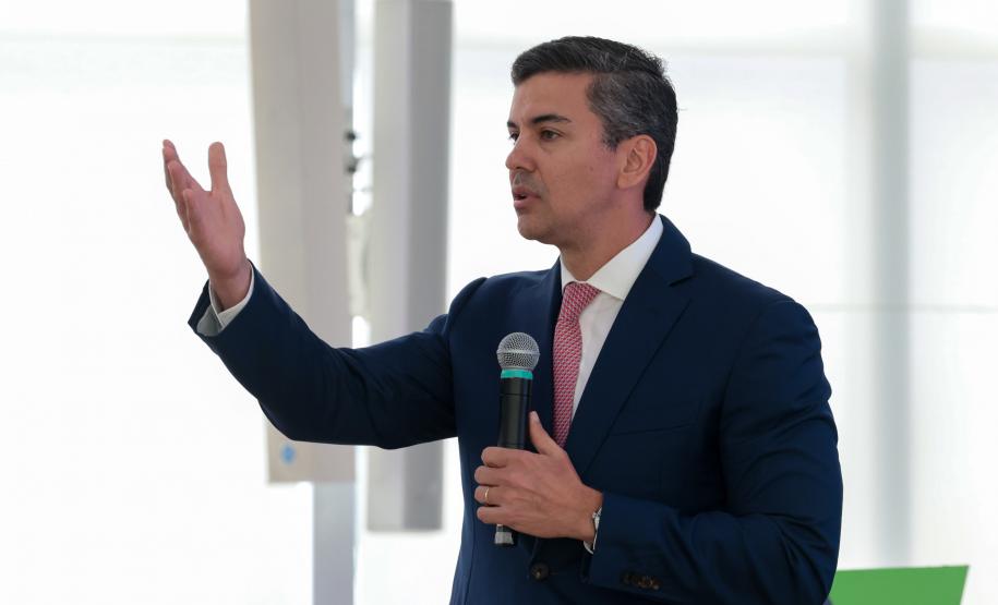 Ratinho Junior recebe Santiago Peña para debater novas oportunidades entre Paraná e Paraguai