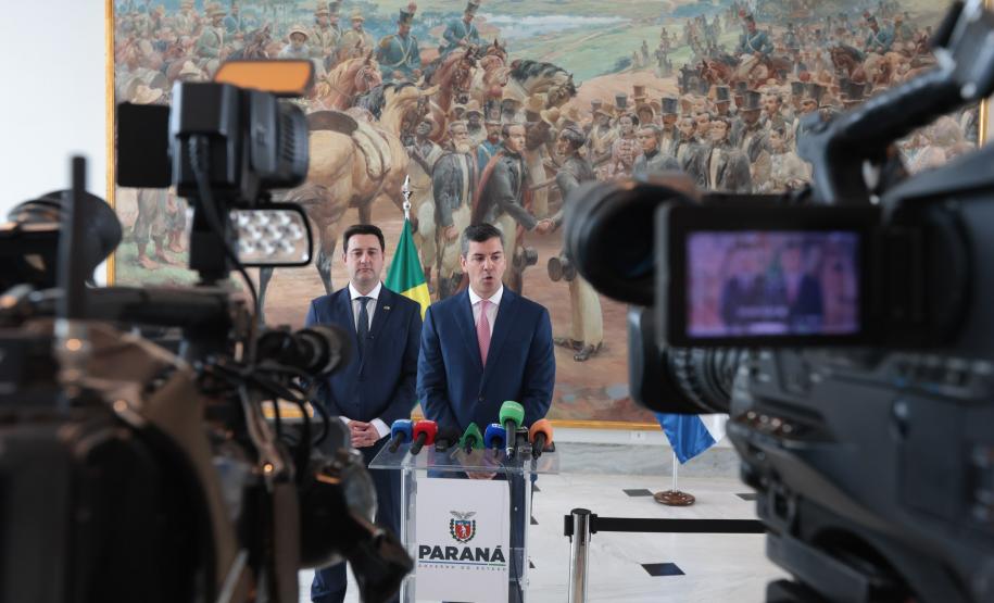 Ratinho Junior recebe Santiago Peña para debater novas oportunidades entre Paraná e Paraguai