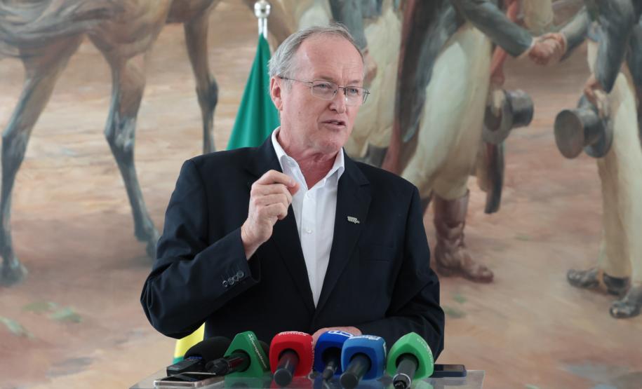 Ratinho Junior recebe Santiago Peña para debater novas oportunidades entre Paraná e Paraguai