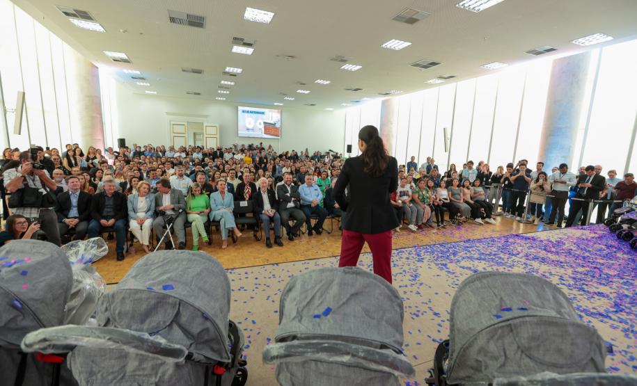 O Governo do Estado lança nesta terça-feira (30), o Programa Nossa Infância Paraná/Nascer Bem Paraná, uma iniciativa voltada ao cuidado integral de gestantes, puérperas, recém-nascidos e bebês de famílias em situação de vulnerabilidade social. Foto: Geraldo Bubniak/AEN