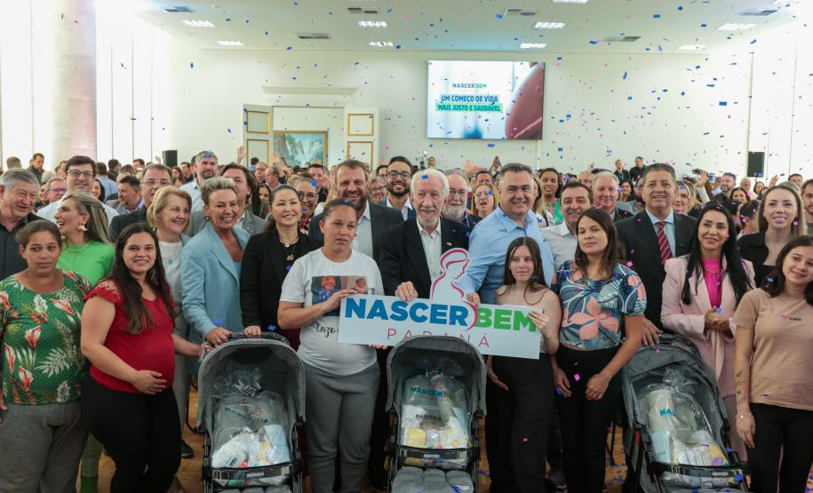 O Governo do Estado lança nesta terça-feira (30), o Programa Nossa Infância Paraná/Nascer Bem Paraná, uma iniciativa voltada ao cuidado integral de gestantes, puérperas, recém-nascidos e bebês de famílias em situação de vulnerabilidade social. Foto: Geraldo Bubniak/AEN