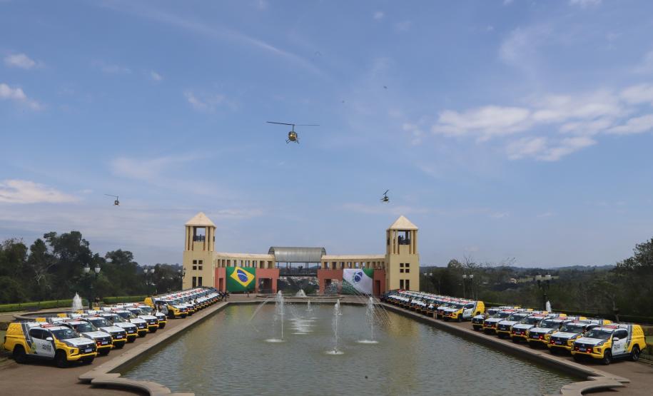 Com cinco novos helicópteros, Paraná tem a maior frota aérea da história da segurança pública