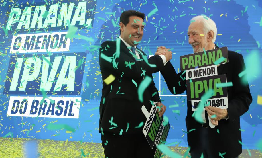 Ratinho Junior sanciona lei que reduz IPVA no Paraná e garante menor alíquota do Brasil