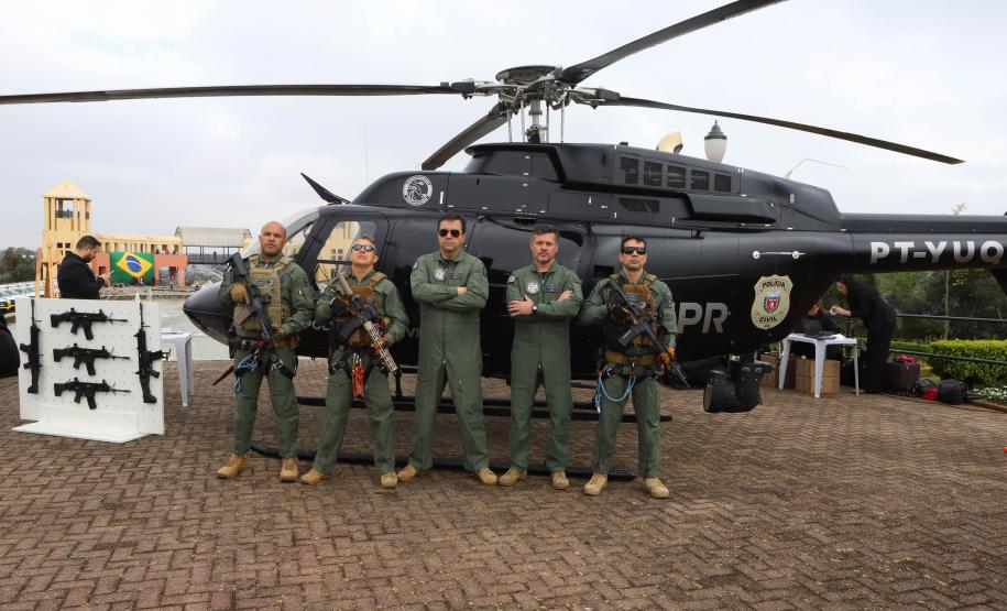 Com cinco novos helicópteros, Paraná tem a maior frota aérea da história da segurança pública
