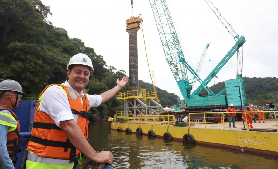 73% finalizada: relembre os principais passos da construção da Ponte de Guaratuba