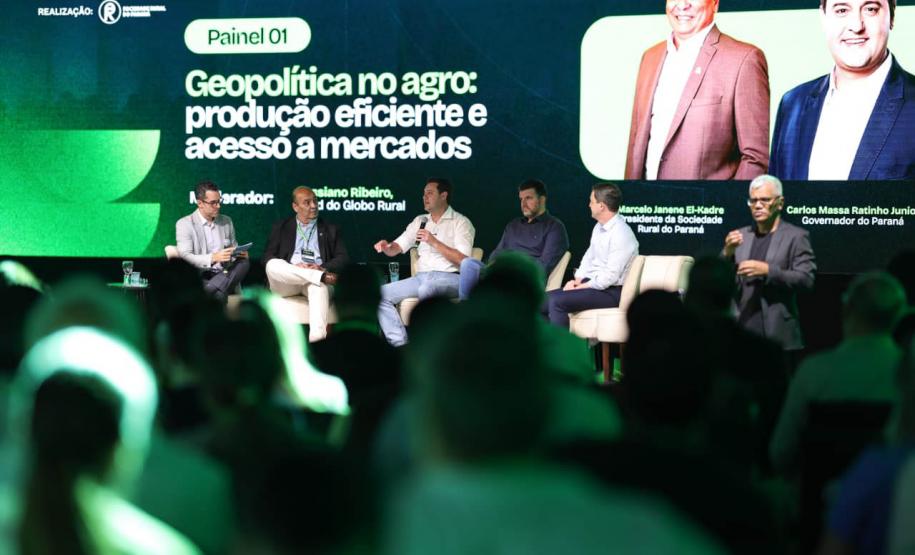 Governador destaca ações do Paraná para fortalecer o campo no Fórum do Agronegócio