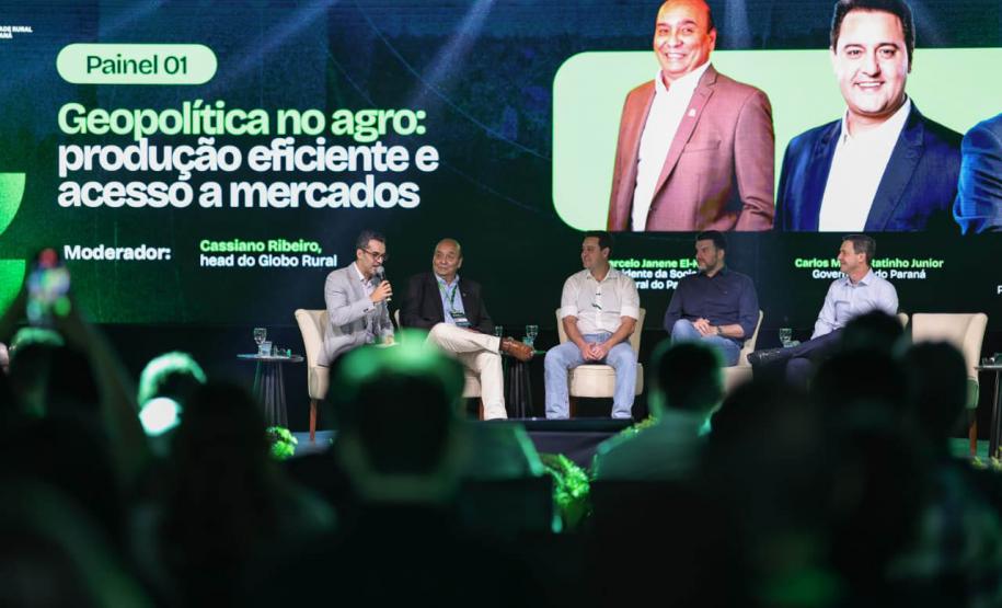 Governador destaca ações do Paraná para fortalecer o campo no Fórum do Agronegócio