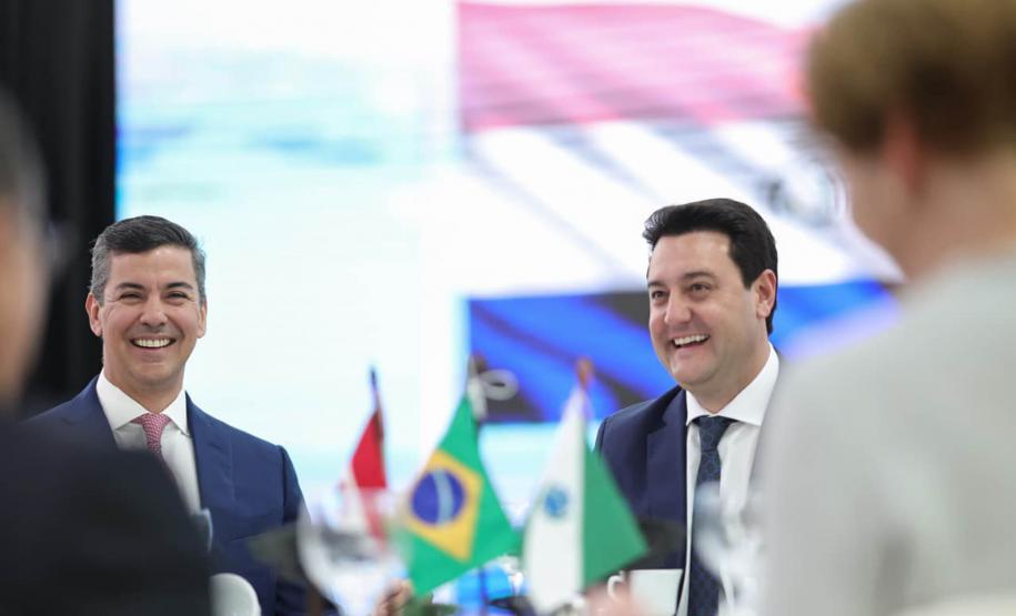 Ratinho Junior recebe Santiago Peña para debater novas oportunidades entre Paraná e Paraguai