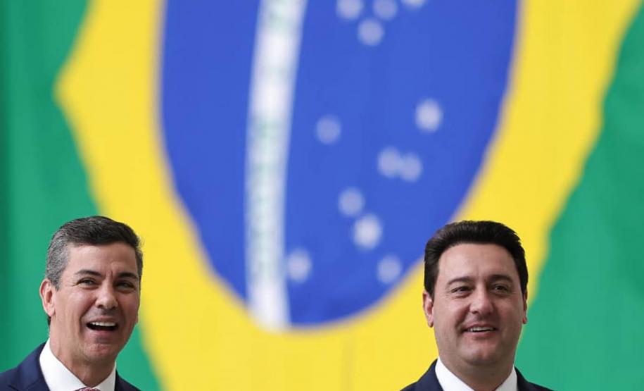 Ratinho Junior recebe Santiago Peña para debater novas oportunidades entre Paraná e Paraguai