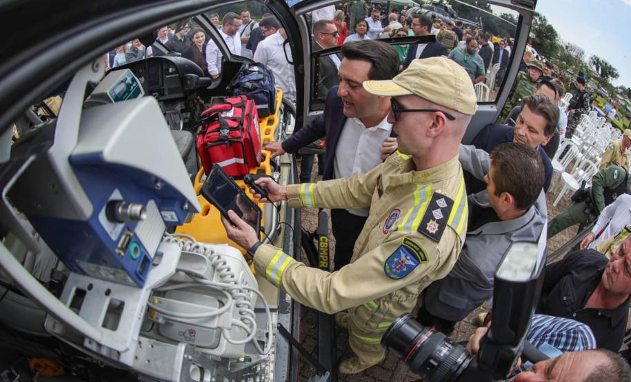 Com cinco novos helicópteros, Paraná tem a maior frota aérea da história da segurança pública