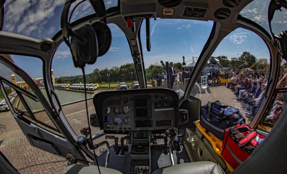 Com cinco novos helicópteros, Paraná tem a maior frota aérea da história da segurança pública